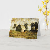 国の納屋 カード (黄色い花)