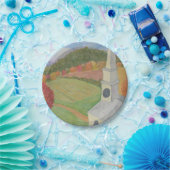 国の紙皿の教会 ペーパープレート (パーティー)