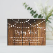 国の素朴なひもライト表示シャワーの挿入物 エンクロージャーカード (スタンド正面)