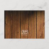 国の素朴なひもライト表示シャワーの挿入物 エンクロージャーカード (裏面)