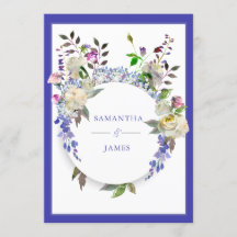 国の素朴なシャクヤクの結婚式招待状