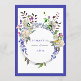 国の素朴なシャクヤクの結婚式招待状 招待状