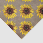 国の素朴なヒマワリの結婚祝いの覆いのティッシュ 薄葉紙 (詳細)