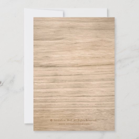 国の素朴なメーソンジャーのアジサイの保存日付 セーブザデート (裏面)