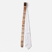 国の素朴な木製の西部の納屋木製メンズタイ ネクタイ (裏面)