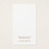 国の素朴イヤリング表示カード (裏面)