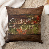 国の素朴クリスマス クッション (ブランケット)