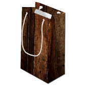 国の素朴クリスマス スモールペーパーバッグ (裏面アングル)