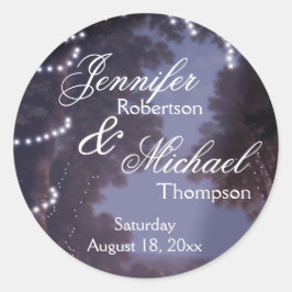 国の素朴ツリー灯 ラウンドシール