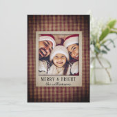 国の素朴プレイド家庭の写真 シーズンカード (スタンド正面)