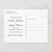 国の素朴写真馬の日付を保存 案内ポストカード (裏面)