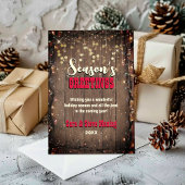 国の素朴妖精がクリスマスを点灯 シーズンカード