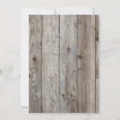 国の素朴文字列のライトジャースワイルドフラワーウッド セーブザデート (裏面)