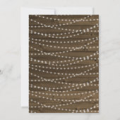 国の素朴文字列ライトウッド結婚ズ 招待状 (裏面)