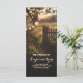 国の素朴結婚式プログラム プログラム (スタンド正面)