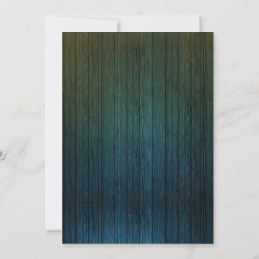 国の素朴結婚文字列が《写真》ぼけ味 招待状 (裏面)