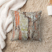 国の素朴自然オールドオークの木の樹皮の写真 クッション (ブランケット)