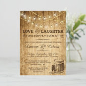 国の結婚式のためのリハーサルの招待 招待状 (スタンド正面)