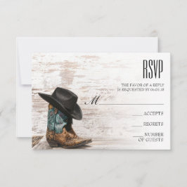 国の結婚式（RSVPカード） 出欠カード