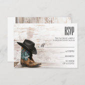 国の結婚式（RSVPカード） 出欠カード (正面/裏面)