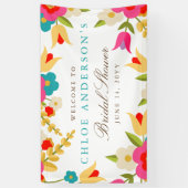 国の花結婚またはパーティー 横断幕 (縦)