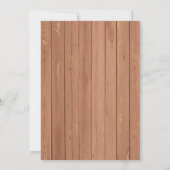 国の西部のカウボーイの写真の保存日付 セーブザデート (裏面)