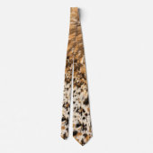 国の西部のシックな渦巻の動物の毛皮のプリント ネクタイ (裏面)