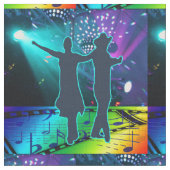 国の西部のダンサー2ステージライトおよび音楽 ファブリック (クローズアップ)