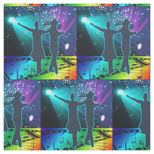 国の西部のダンサー2ステージライトおよび音楽 ファブリック (見本)