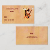 国の西部の名刺 名刺 (正面/裏面)