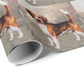 国の設定でビーグル ラッピングペーパー (ロールコーナー)