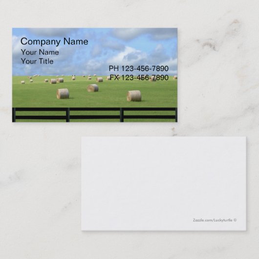 国の農地 名刺 (正面/裏面)