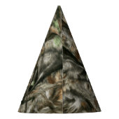 国の迷彩柄のパーティーの誕生日の帽子 パーティーハット (裏面)