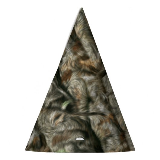 国の迷彩柄のパーティーの誕生日の帽子 パーティーハット (左)