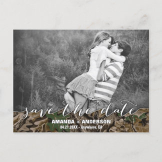 国の迷彩柄素朴写真カードを保存 案内ポストカード