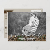 国の迷彩柄素朴写真カードを保存 案内ポストカード (正面/裏面)