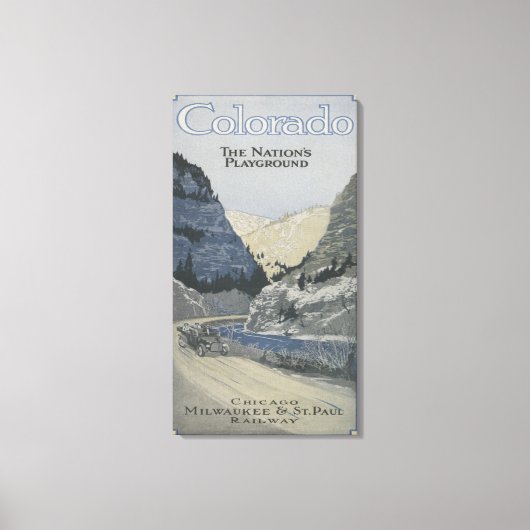 国の遊び場 キャンバスプリント (正面)