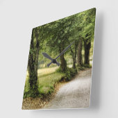 国の道 スクエア壁時計 (傾斜)