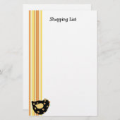 国の選択ショッピング一覧 便箋 (正面/裏面)