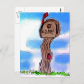 国の郵便ポスト ポストカード (正面/裏面)