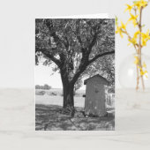 国の離れ家 カード (黄色い花)