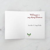 国の雪だるまカード シーズンカード (内部)