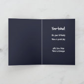 国の音楽ライン踊り、編集可能な誕生日カード シーズンカード (内部)