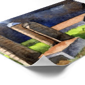 国の風景のポスター ポスター (角)