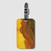 国の風景；アパラチア美しいLの描写 ラゲッジタグ (正面縦)