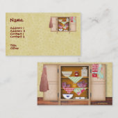 国の食器棚のプロフィールカード 名刺 (正面/裏面)