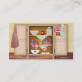 国の食器棚のプロフィールカード 名刺 (裏面)