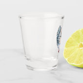 国の鶏の小グラス ショットグラス (左)