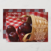 国のAppleの結婚式 招待状 (正面/裏面)