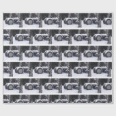 国のSnowyの農場トラクターの写真の包装紙 ラッピングペーパー (フラット)